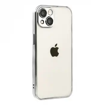 Apple İphone 15 Razer Lensli Silikon - Titan Gri