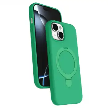 Apple İphone 15 Regal Magsafe Standlı Kapak - Yeşil