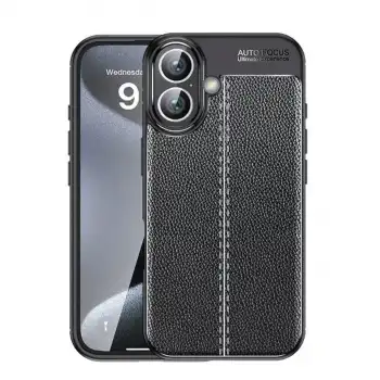 Apple İphone 16 Kılıf Auto Focus Kapak - Siyah