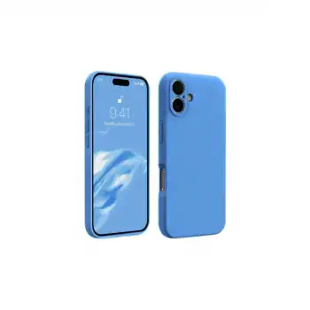 Apple İphone 16 Kılıf First Silikon - Mavi