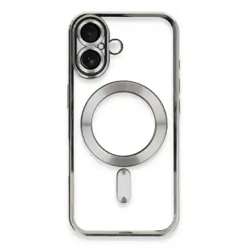 Apple İphone 16 Kılıf Kross Magneticsafe Kapak - Gümüş