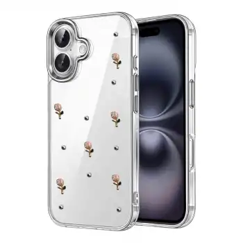 Apple İphone 16 Plus Fiyonk Desenli Kapak - Desen 6