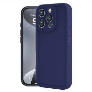 Apple İphone 16 Pro Kılıf Viera Silikon - Lacivert