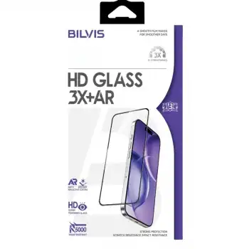 Apple İphone 16 Pro Max Bilvis 3x Ar Hd Cam Ekran Koruyucu - Siyah