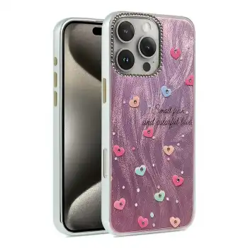 Apple İphone 16 Pro Max Kılıf Blade Aynalı Desenli Kapak - Desen 8