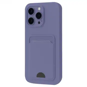 Apple İphone 16 Pro Max Kılıf Kelvin Kartvizitli Silikon - Lila