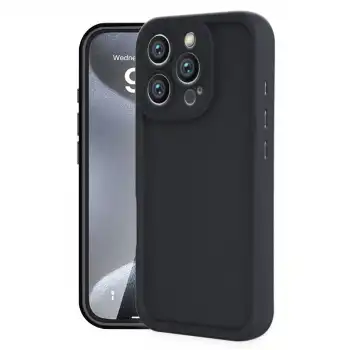 Apple İphone 16 Pro Max Kılıf Viera Silikon - Siyah