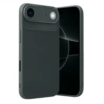 Apple İphone 17 Air Auto Focus Karbon Kapak - Koyu Yeşil