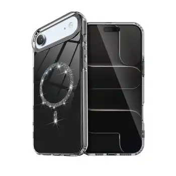 Apple İphone 17 Air Live Diamond Magsafe Kapak - Siyah