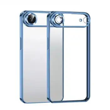 Apple İphone 17 Air Razer Lensli Silikon - Açık Mavi