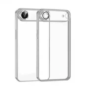 Apple İphone 17 Air Razer Lensli Silikon - Gümüş