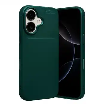 Apple İphone 17 Auto Focus Karbon Kapak - Koyu Yeşil