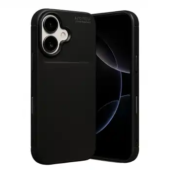 Apple İphone 17 Auto Focus Karbon Kapak - Siyah