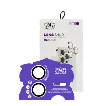 Apple İphone 17 Bilvis Titan Kamera Lens - Lila