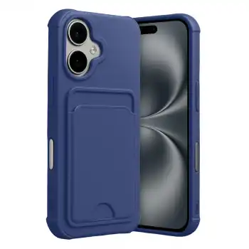 Apple İphone 17 Kelvin Kartvizitli Silikon - Lacivert