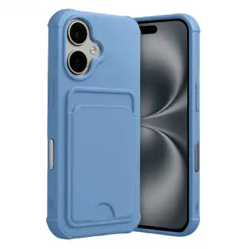 Apple İphone 17 Kelvin Kartvizitli Silikon - Mavi