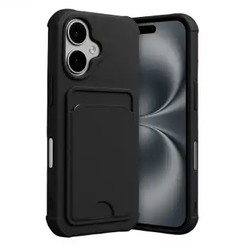 Apple İphone 17 Kelvin Kartvizitli Silikon - Siyah