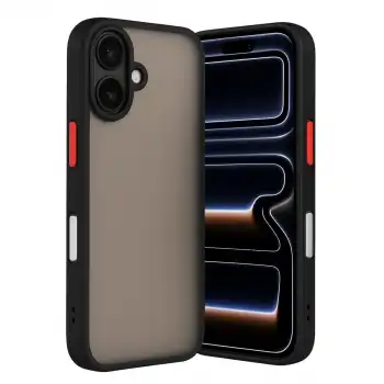 Apple İphone 17 Kılıf Montreal Silikon Kapak - Siyah