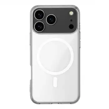 Apple İphone 17 Pro Max Kılıf Magneticsafe Şeffaf Silikon - Şeffaf