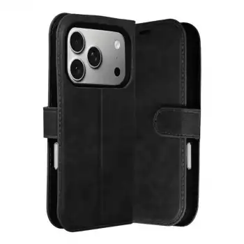 Apple İphone 17 Pro Trend S Plus Kapaklı Kılıf - Siyah