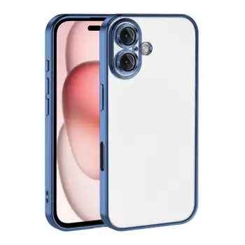 Apple İphone 17 Razer Lensli Silikon - Açık Mavi