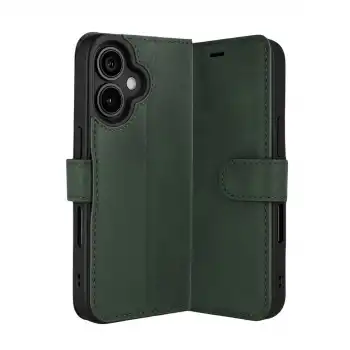 Apple İphone 17 Trend S Plus Kapaklı Kılıf - Yeşil