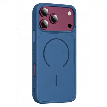 Apple İphone 18 Pro Max Azus Magsafe Kapak - Mavi
