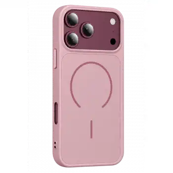 Apple İphone 18 Pro Max Azus Magsafe Kapak - Pembe
