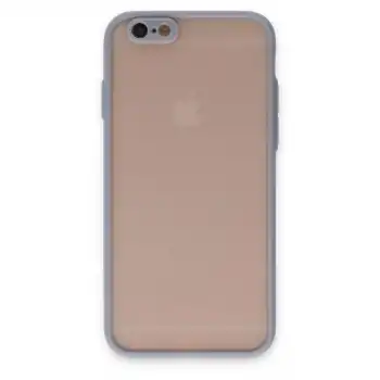 Apple İphone 6 Kılıf Montreal Silikon Kapak - Gri