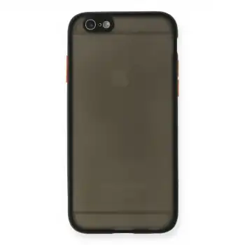 Apple İphone 6 Kılıf Montreal Silikon Kapak - Siyah