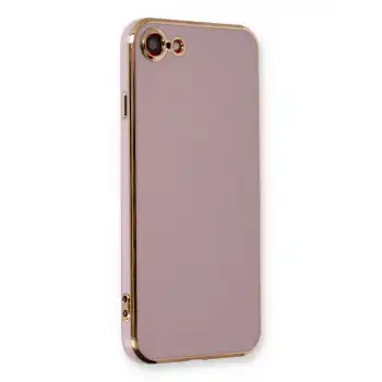 Apple İphone 7 Kılıf Volet Silikon - Mor