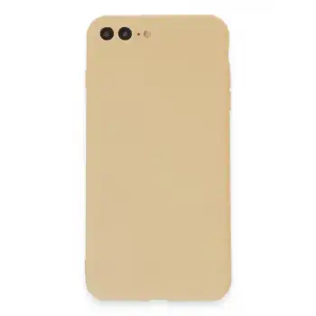 Apple İphone 7 Plus Kılıf First Silikon - Gold