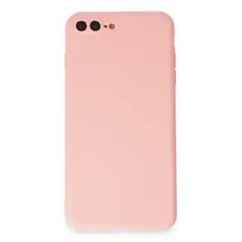 Apple İphone 7 Plus Kılıf First Silikon - Pudra