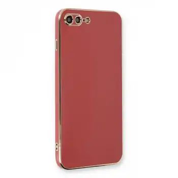 Apple İphone 7 Plus Kılıf Volet Silikon - Kırmızı