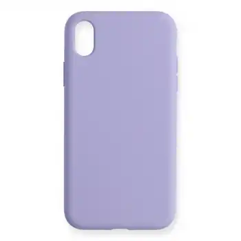 Apple İphone Xr Kılıf Nano İçi Kadife Silikon - Lila