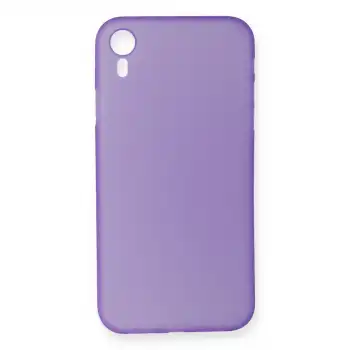 Apple İphone Xr Kılıf Pp Ultra İnce Kapak - Mor