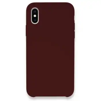 Apple İphone Xs Max Kılıf Lansman Legant Silikon - Bordo