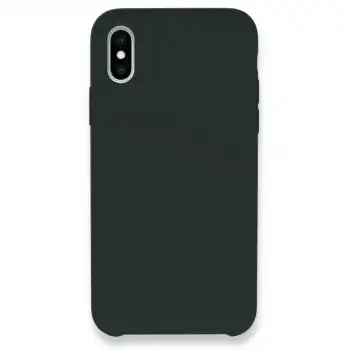 Apple İphone Xs Max Kılıf Lansman Legant Silikon - Koyu Yeşil