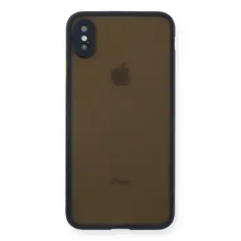 Apple İphone Xs Max Kılıf Montreal Silikon Kapak - Lacivert