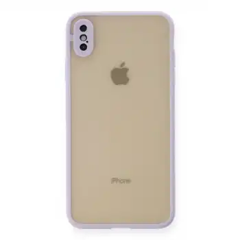 Apple İphone Xs Max Kılıf Montreal Silikon Kapak - Mor