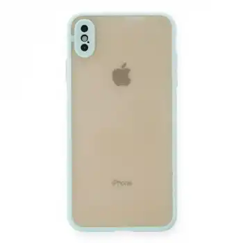 Apple İphone Xs Max Kılıf Montreal Silikon Kapak - Turkuaz