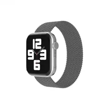 Apple Watch 38mm Ayarlı Solo Silikon Kordon (saat Değildir) - Gri