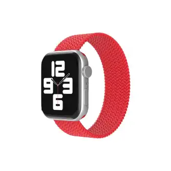 Apple Watch 38mm Ayarlı Solo Silikon Kordon (saat Değildir) - Kırmızı