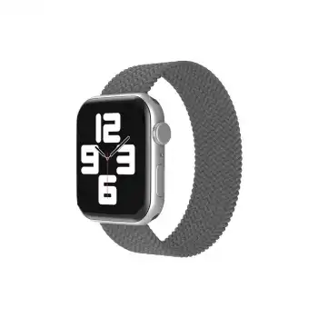 Apple Watch 38mm Ayarlı Solo Silikon Kordon (saat Değildir) - Gri