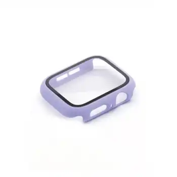 Apple Watch 38mm Camlı Kasa Ekran Koruyucu - Lila