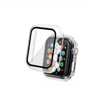 Apple Watch 38mm Camlı Kasa Ekran Koruyucu - Şeffaf
