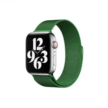 Apple Watch 38mm Metal Mıknatıslı Kordon (saat Değildir) - Yeşil