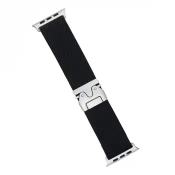 Apple Watch 42mm Forest Kumaş Kordon (saat Değildir) - Siyah