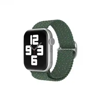 Apple Watch 42mm  Kordon (saat Değildir) - Benekli Koyu Yeşil