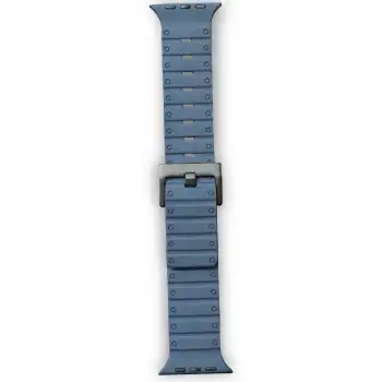Apple Watch 42mm Magnus Mıknatıslı Silikon Kordon (saat Değildir) - Mavi